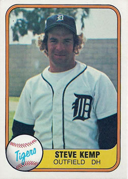 1981 Fleer #459 Steve Kemp Front