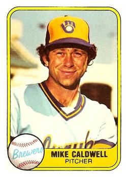 1981 Fleer #512 Mike Caldwell Front