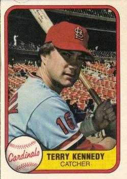 1981 Fleer #541 Terry Kennedy Front