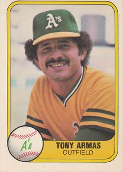 1981 Fleer #575 Tony Armas Front