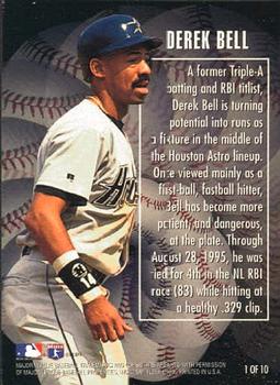 1996 Ultra - RBI Kings #1 Derek Bell Back