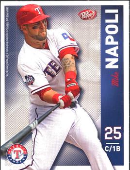 2012 Dr. Pepper Texas Rangers #23 Mike Napoli Front