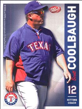 2012 Dr. Pepper Texas Rangers #5 Scott Coolbaugh Front