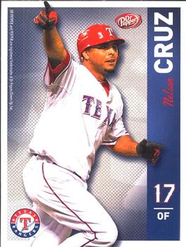 2012 Dr. Pepper Texas Rangers #6 Nelson Cruz Front