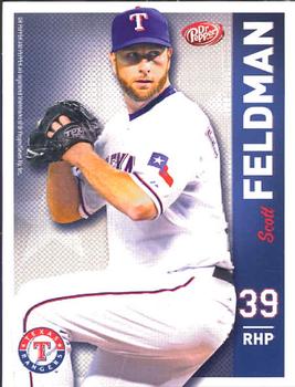 2012 Dr. Pepper Texas Rangers #8 Scott Feldman Front