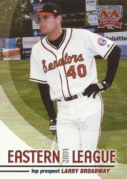 2004 Grandstand Eastern League Top Prospects #NNO Larry Broadway Front