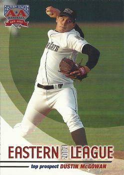 2004 Grandstand Eastern League Top Prospects #NNO Dustin McGowan Front