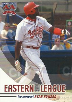 2004 Grandstand Eastern League Top Prospects #NNO Ryan Howard Front