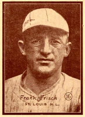 1931 W517 #16 Frankie Frisch Front