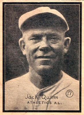 1931 W517 #17 Jack Quinn Front