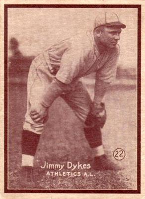 1931 W517 #22 Jimmie Dykes Front