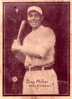 1931 W517 #31 Bing Miller Front