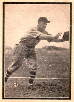 1931 W517 #48 Lew Fonseca Front