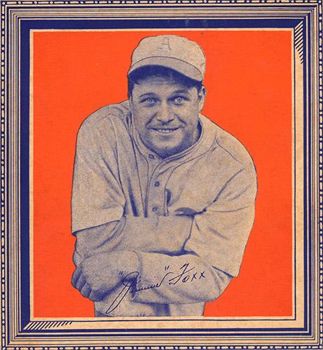 1935 Wheaties BB1 #NNO Jimmie Foxx Front
