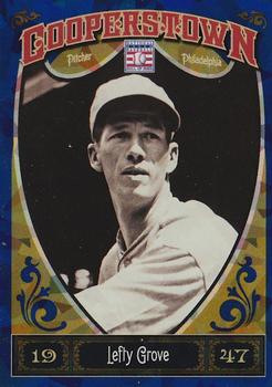 2013 Panini Cooperstown - Blue Crystal #25 Lefty Grove Front