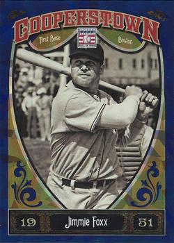 2013 Panini Cooperstown - Blue Crystal #32 Jimmie Foxx Front