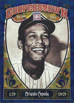 2013 Panini Cooperstown - Blue Crystal #81 Orlando Cepeda Front