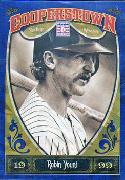 2013 Panini Cooperstown - Blue Crystal #97 Robin Yount Front
