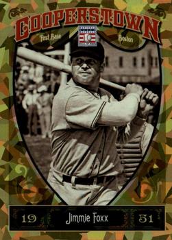 2013 Panini Cooperstown - Gold Crystal #32 Jimmie Foxx Front