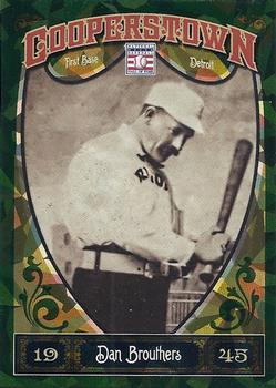 2013 Panini Cooperstown - Green Crystal #13 Dan Brouthers Front