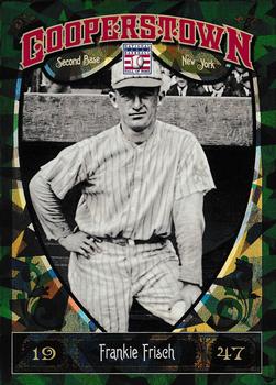 2013 Panini Cooperstown - Green Crystal #15 Frankie Frisch Front