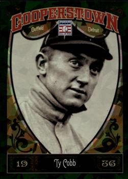2013 Panini Cooperstown - Green Crystal #5 Ty Cobb Front