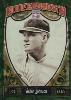 2013 Panini Cooperstown - Green Crystal #7 Walter Johnson Front