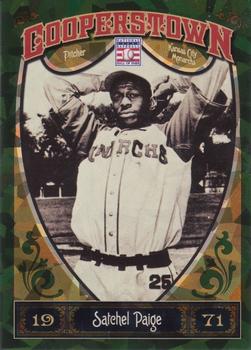 2013 Panini Cooperstown - Green Crystal #17 Satchel Paige Front