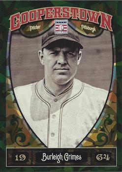 2013 Panini Cooperstown - Green Crystal #33 Burleigh Grimes Front