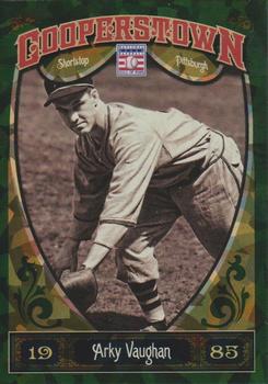 2013 Panini Cooperstown - Green Crystal #37 Arky Vaughan Front