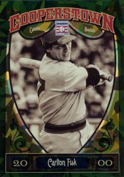 2013 Panini Cooperstown - Green Crystal #93 Carlton Fisk Front