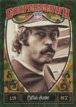 2013 Panini Cooperstown - Green Crystal #95 Catfish Hunter Front