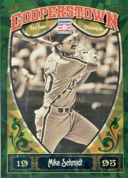 2013 Panini Cooperstown - Green Crystal #96 Mike Schmidt Front