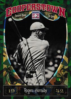 2013 Panini Cooperstown - Green Crystal #6 Rogers Hornsby Front