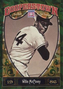 2013 Panini Cooperstown - Green Crystal #76 Willie McCovey Front