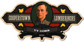 2013 Panini Cooperstown - Lumberjacks Die Cut #1 Ty Cobb Front