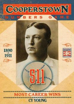 2013 Panini Cooperstown - Numbers Game #1 Cy Young Front