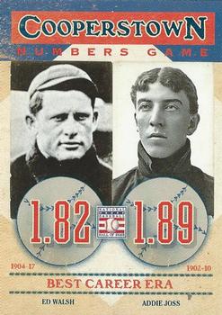 2013 Panini Cooperstown - Numbers Game #4 Addie Joss / Ed Walsh Front