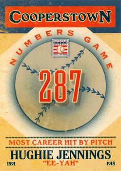 2013 Panini Cooperstown - Numbers Game #11 Hughie Jennings Front