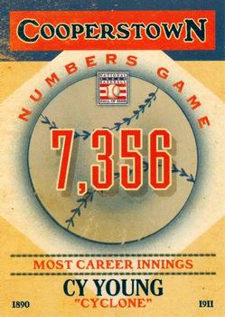 2013 Panini Cooperstown - Numbers Game #14 Cy Young Front