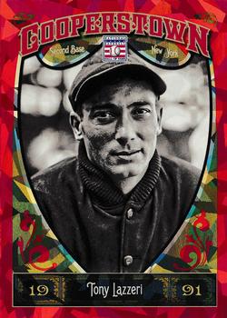 2013 Panini Cooperstown - Red Crystal #21 Tony Lazzeri Front