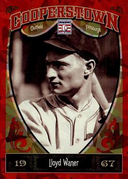 2013 Panini Cooperstown - Red Crystal #26 Lloyd Waner Front