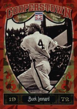 2013 Panini Cooperstown - Red Crystal #28 Buck Leonard Front