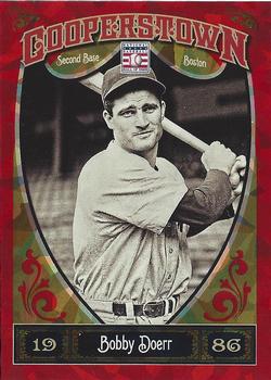 2013 Panini Cooperstown - Red Crystal #43 Bobby Doerr Front