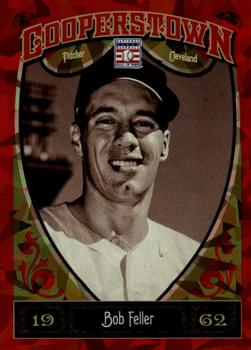 2013 Panini Cooperstown - Red Crystal #51 Bob Feller Front