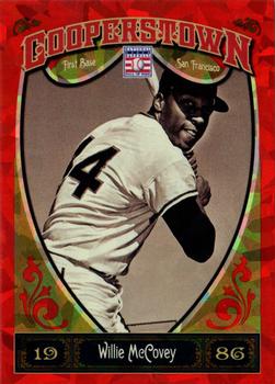 2013 Panini Cooperstown - Red Crystal #76 Willie McCovey Front