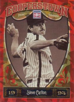 2013 Panini Cooperstown - Red Crystal #77 Steve Carlton Front