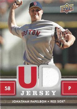 2008 Upper Deck First Edition - UD Jerseys #UDFE-PA Jonathan Papelbon Front
