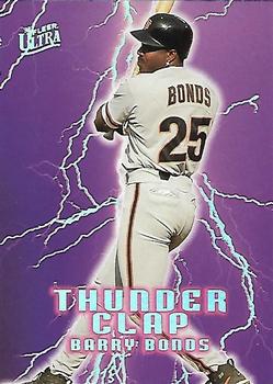 1996 Ultra - Thunder Clap #2 Barry Bonds Front