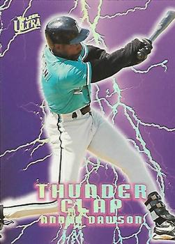 1996 Ultra - Thunder Clap #7 Andre Dawson Front